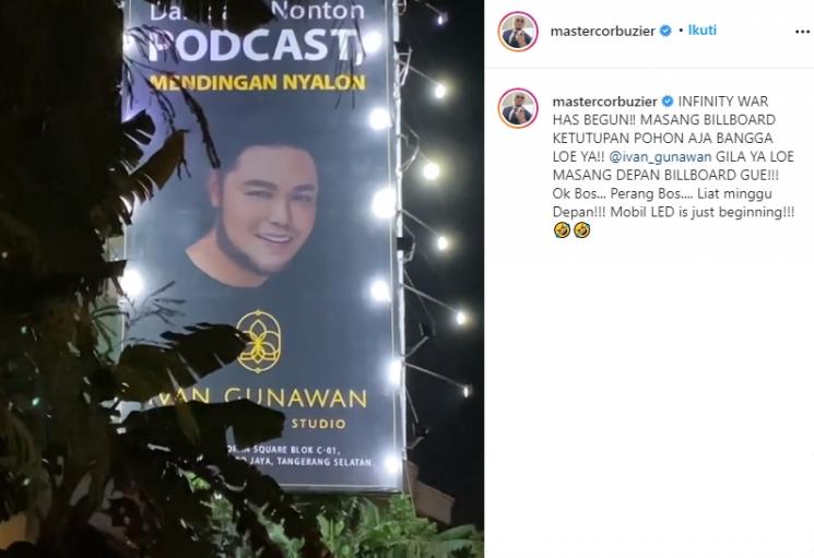 Deddy Corbuzier (Instagram/@mastercorbuzier)
