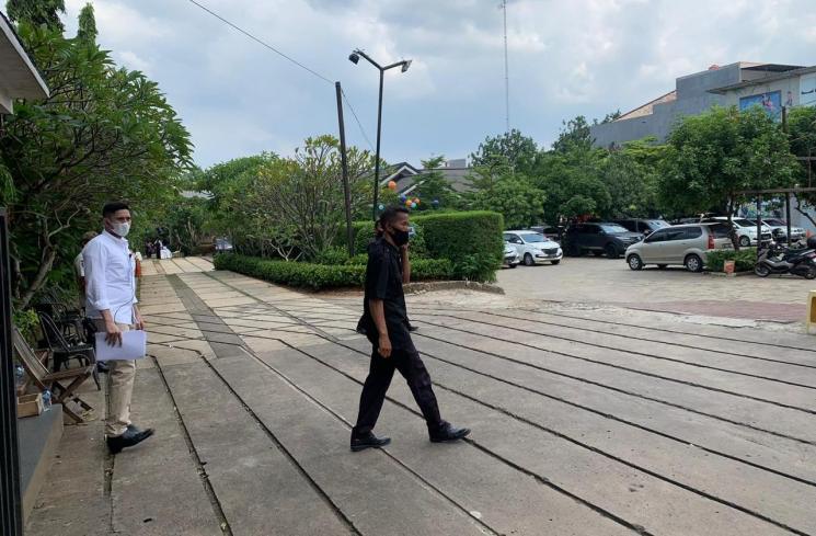 Lokasi Pernikahan Sule dan Nathalie Holscher di Tsamara Resto, Bekasi. (Matamata.com/Evi Ariska)
