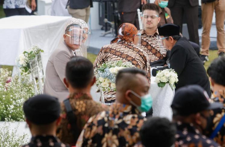 Momen Pernikahan Sule dan Nathalie Holscher. (Matamata.com/Alfian Winanto)