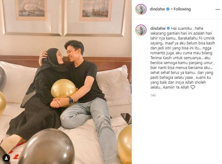Rey Mbayang dan Dinda Hauw. (Instagram/@dindahw)