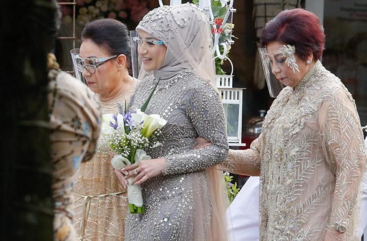 Momen Pernikahan Sule dan Nathalie Holscher. (Matamata.com/Alfian Winanto)