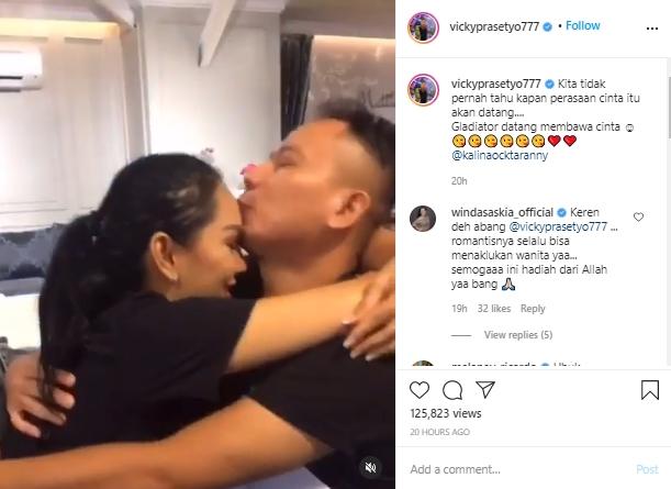 Kalina Ocktaranny dan Vicky Prasetyo (Instagram.com/vickyprasetyo777)