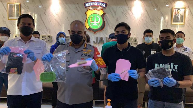 Polres Metro Jakarta Barat menyatakan Syaima Salsabila positif narkoba. (MataMata.com/Evi Ariska)