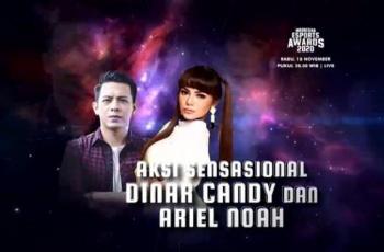 Meriahkan Indonesia Esports Awards 2020, Ariel NOAH Dipasangkan Dinar Candy