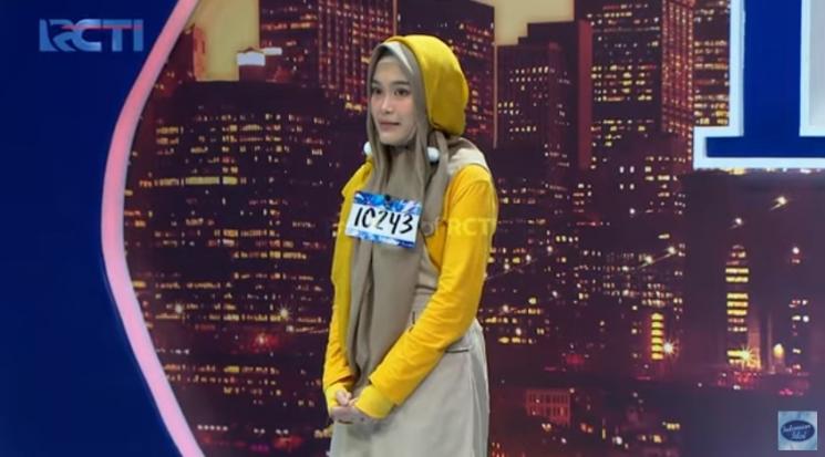Chieka, peserta Indonesian Idol 2020. (YouTube/Indonesian Idol)