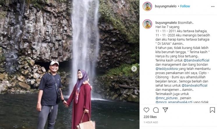 Buyung Malin Malelo dan istri. (Instagram/@buyungmalelo)