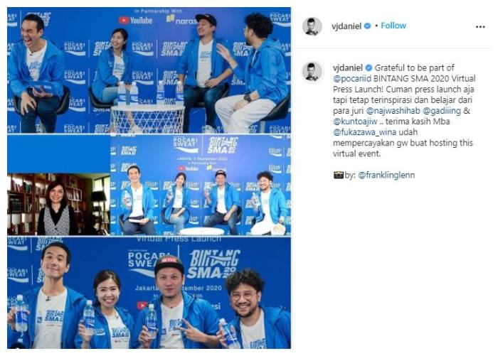 Daniel Mananta. (Instagram/@vjdaniel)