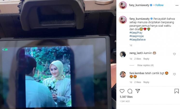 Unggahan Fany Kurniawaty (Instagram/@fany_kurniawaty)