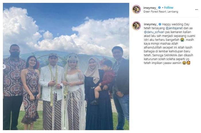Wika Salim cerita soal pacar barunya. (Instagram/@imeymey_)