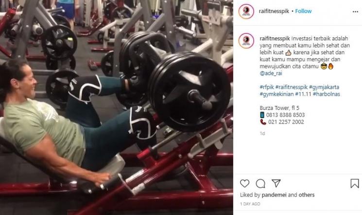 Ade Rai. (Instagram/@raifitnesspik)