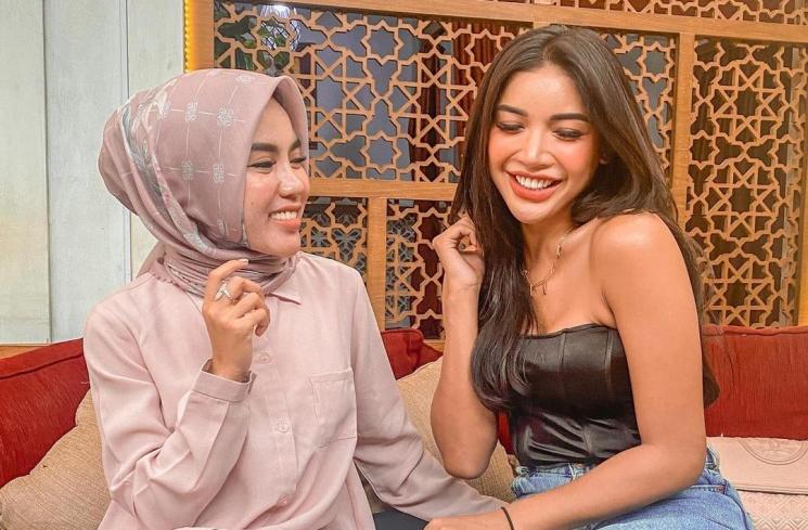 Medina Zein dan Millendaru. (Instagram/@millencyrus)