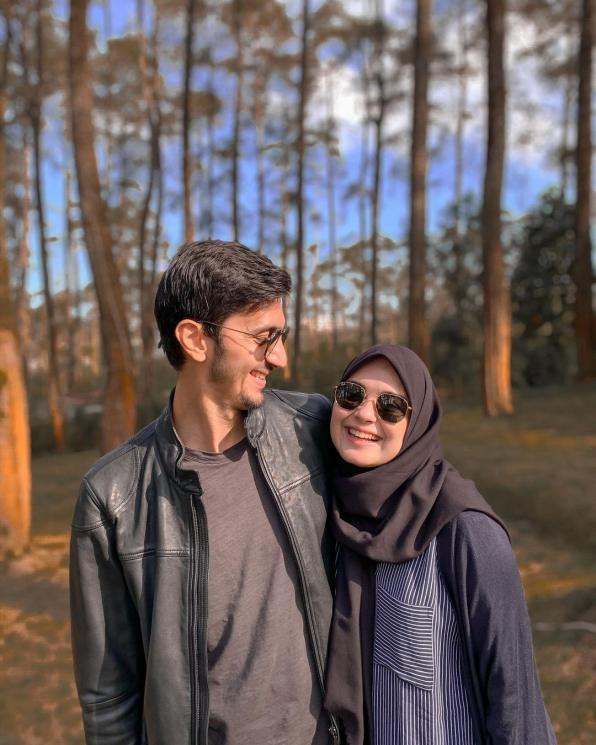 Vebby Palwinta dan Razi Bawazier (Instagram/@vebbypalwinta)