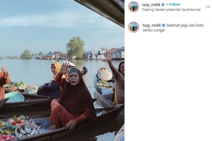 Taqy Malik dan Sherel Thalib digoda ibu-ibu. (Instagram/@taqy_malik)