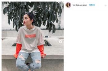 Femila Sinukaban. (Instagram/@femilasinukaban)
