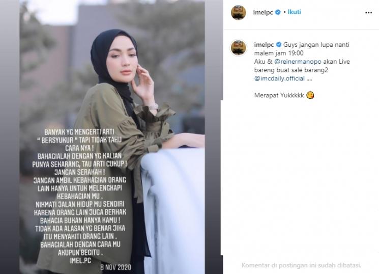 Imel Putri Cahyati (Instagram/@imelpc)