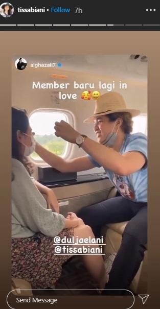 Kemesraan Dul Jaelani dan Tissa Biani. (Instagram)