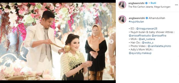 7 Bulanan Angbeen Rishi (Instagram/@angbeenrishi)