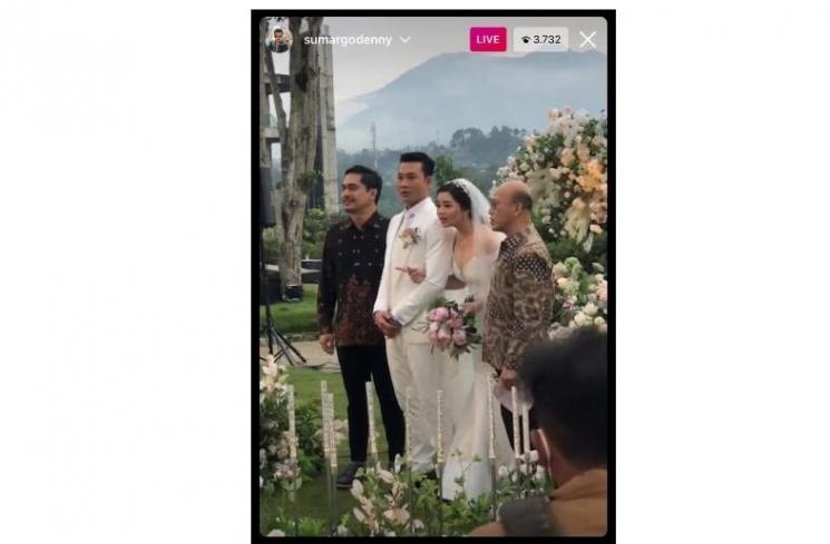Denny Sumargo menikah dengan Olivia Alan. (Instagram/@sumargodenny)