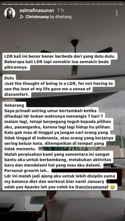 Salmafina Sunan (Instagram/@salmafinasunan)