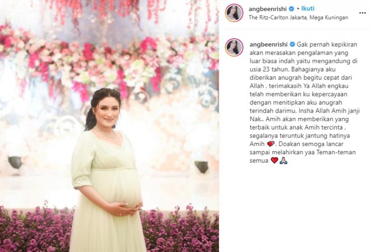 7 Bulanan Angbeen Rishi (Instagram/@angbeenrishi)