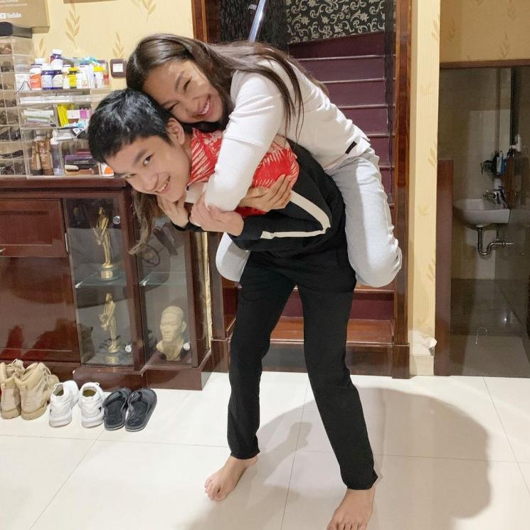 Kalina Ocktaranny dan Azka Corbuzier (Instagram/@kalinaocktaranny)