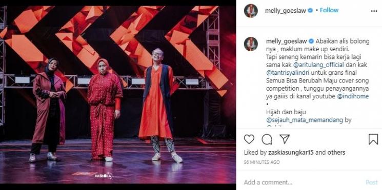 Melly Goeslaw. (Instagram/@melly_goeslaw)