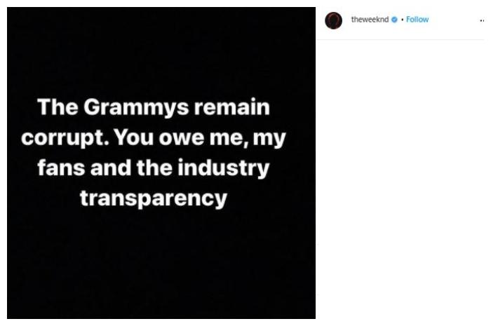 The Weeknd. (Instagram/@theweeknd)