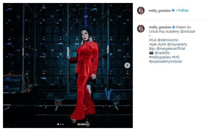 Melly Goeslaw. (Instagram/@melly_goeslaw)
