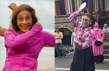 Viral Video Susi Pudjiastuti Joget Banjir Pujian: Please Balik Lagi Bu!