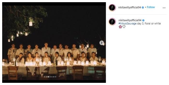 Nikita Willy adakan wedding after party. (Instagram/@nikitawillyofficial94)