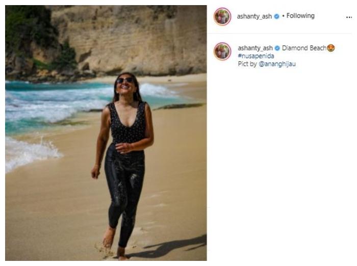 Ashanty berkulit eksotis. (Instagram/@ashanty_ash)