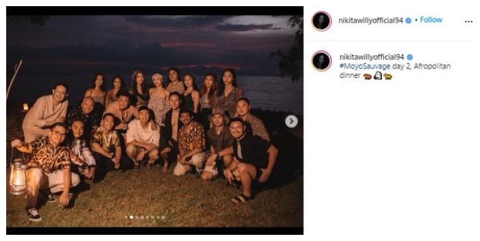 Nikita Willy adakan wedding after party. (Instagram/@nikitawillyofficial94)