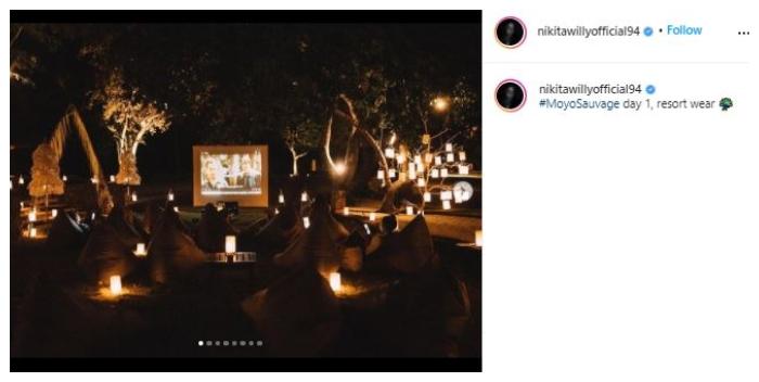 Nikita Willy adakan wedding after party. (Instagram/@nikitawillyofficial94)