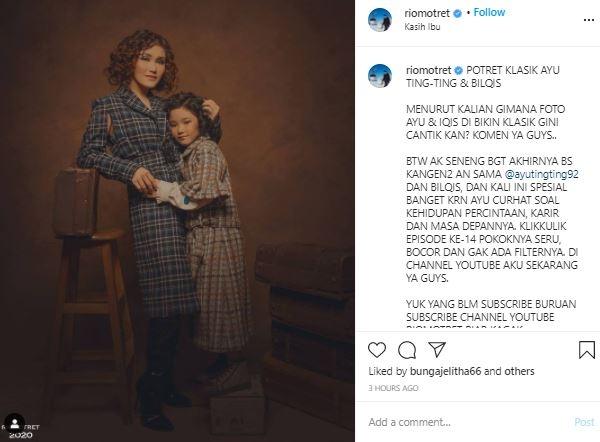 Ayu Ting Ting. (Instagram/@RioMotret)