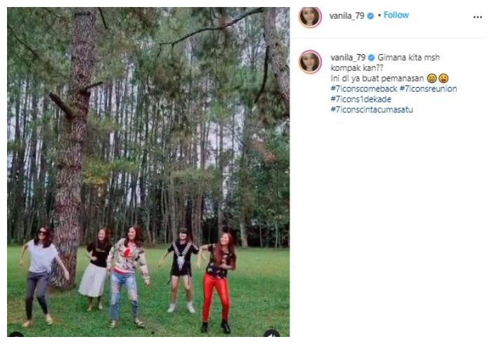 7Icons comeback. (Instagram/@vanila_79)