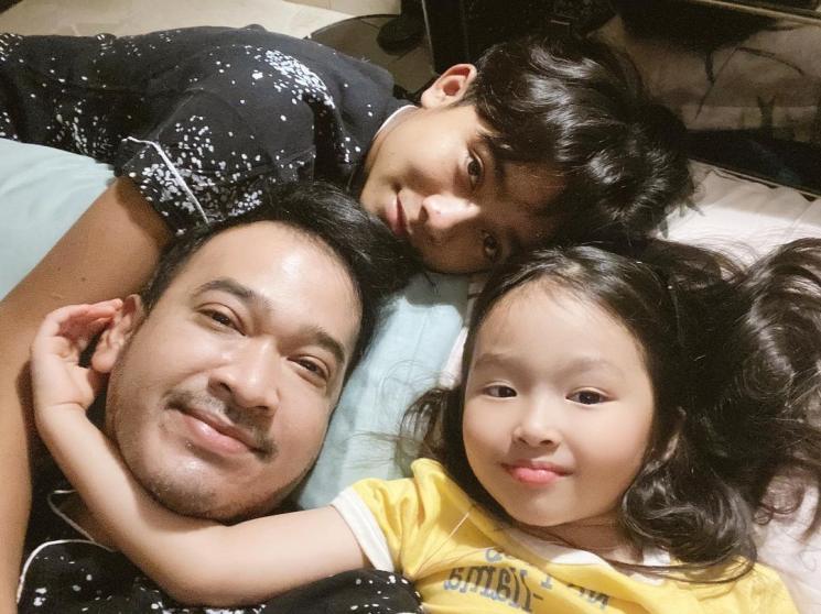 Ruben Onsu, Betrand Peto dan Thalia Putri Onsu (Instagram/@ruben_onsu)