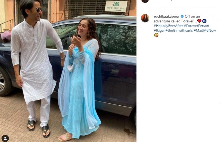 Shaheer Sheikh dan Ruchikaa Kapoor (Instagram/@ruchikaakapoor)