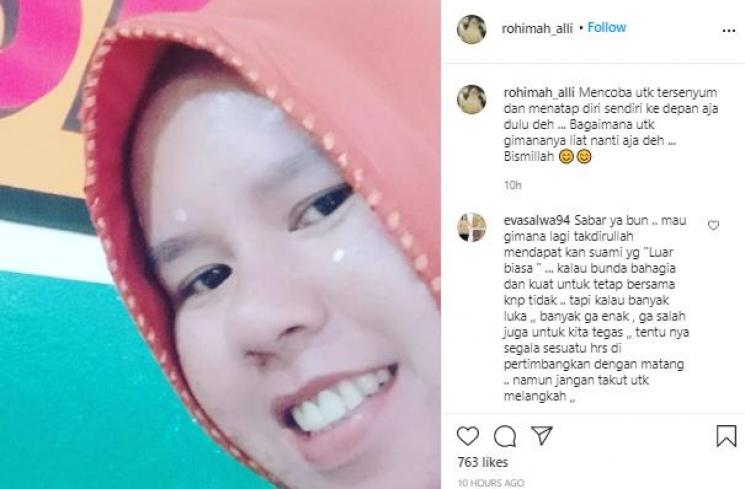 Rohimah, istri pertama Kiwil (Instagram.com/rohimah_alli)