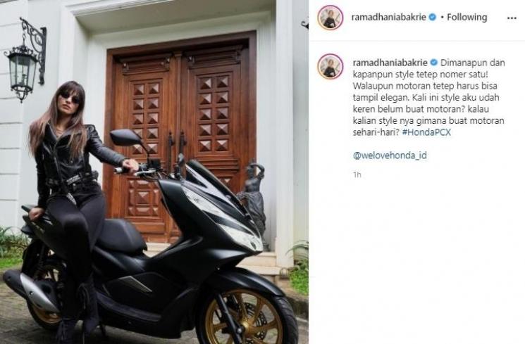Nia Ramadhani. (Instagram/@ramadhaniabakrie)