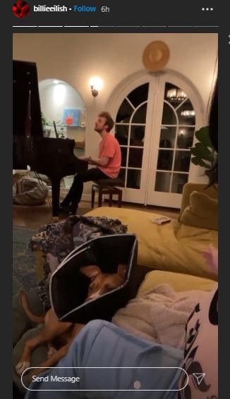 Billie Eilish pukul payudaranya sendiri (Instagram.com/billieeilish)