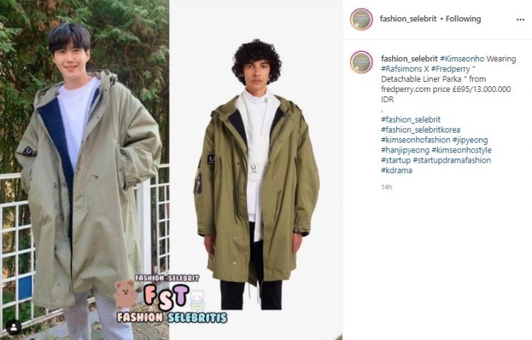 Outfit pemain Start Up. (Instagram/@fashion_selebrit)