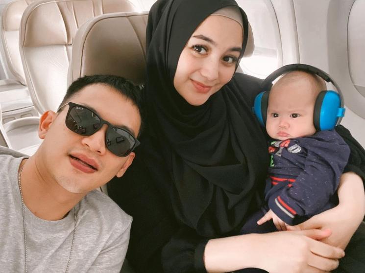 Citra Kirana dan Rezky Aditya bersama Baby Athar (Instagram/@citraciki)