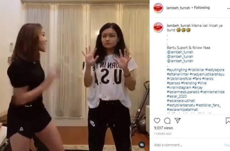 Gisel goyang TikTok (Instagram.com/lambe_turrah)