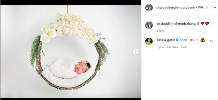 Anak Zaskia Gotik dan Sirajuddin Mahmud Sabang (Instagram/@sirajuddinmahmudsabang)