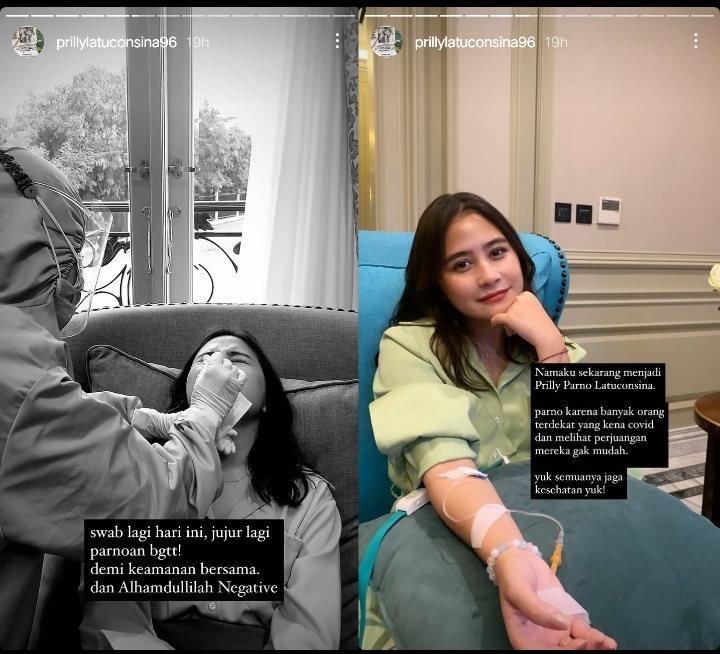 Prilly Latuconsina ganti nama. (Instagram/prillylatuconsina96)