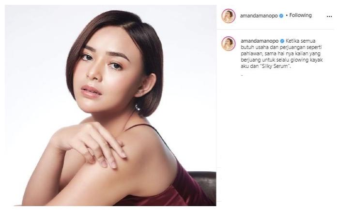 Bisnis Amanda Manopo. (Instagram/@amandamanopo)
