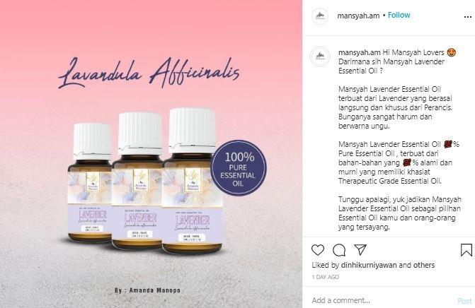 Bisnis Amanda Manopo. (Instagram/@mansyah.am)