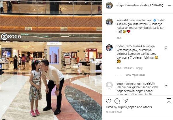 Sirajuddin Mahmud Sabang dinyinyir lebay. (Instagram/@sirajuddinmahmudsabang)