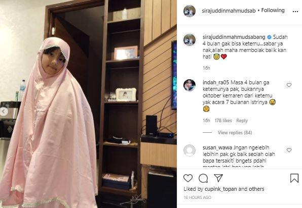 Sirajuddin Mahmud Sabang dinyinyir lebay. (Instagram/@sirajuddinmahmudsabang)