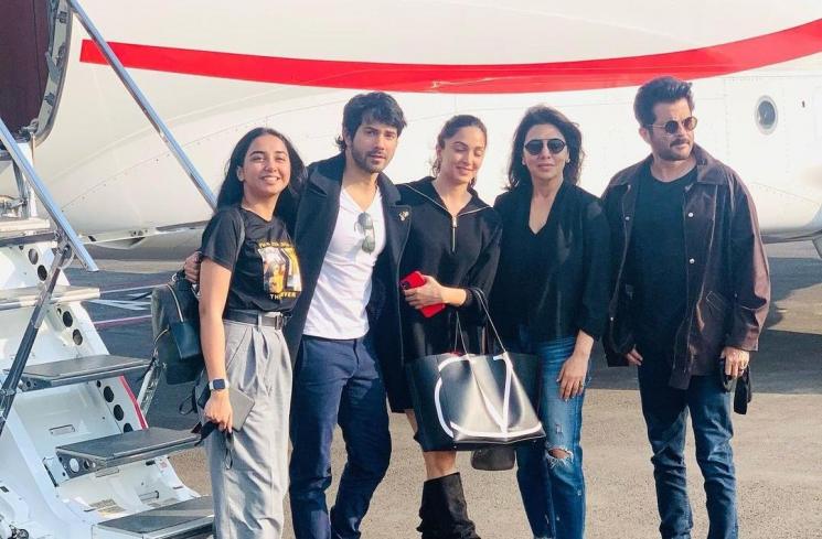 Neetu Kapoor bersama cast film Jug Jugg Jeeyo (Instagram/@neetu54)